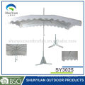 rectangular all aluminum umbrella market custom patio furniture advertising sun umbrella